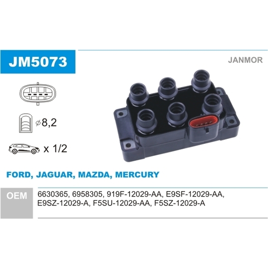 JM5073 - Ignition coil 