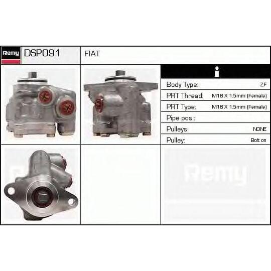 DSP091 - Hydraulic Pump, steering system 