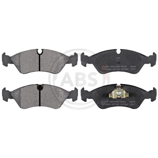 36896 - Brake Pad Set, disc brake 