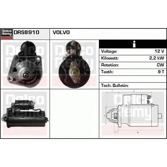 DRS8910 - Startmotor 