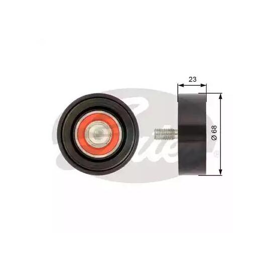 T36041 - Deflection/Guide Pulley, v-ribbed belt 