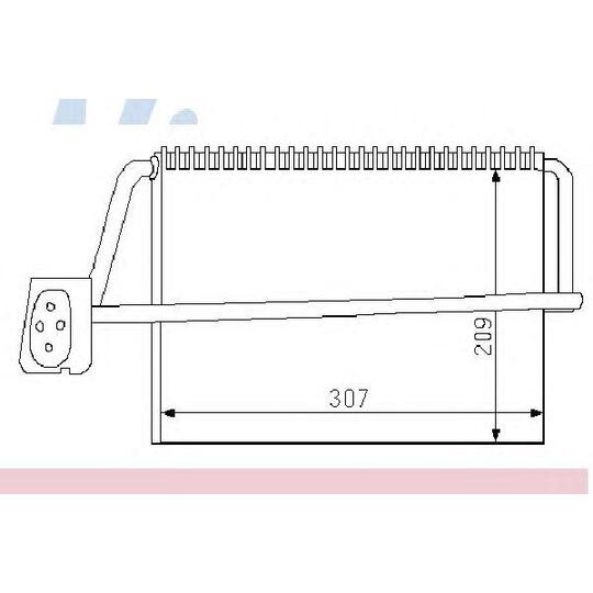 92175 - Evaporator, air conditioning 