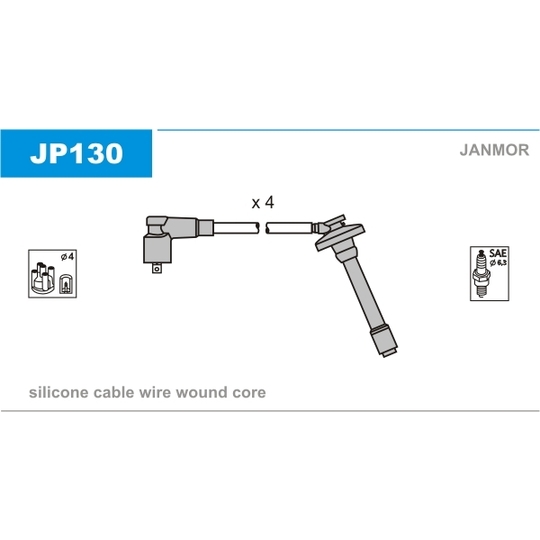 JP130 - Ignition Cable Kit 