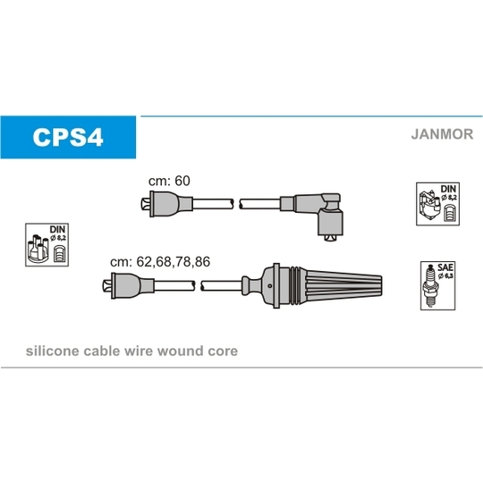 CPS4 - Ignition Cable Kit 