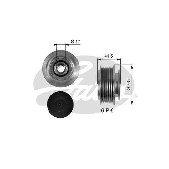 OAP7066 - Alternator Freewheel Clutch 