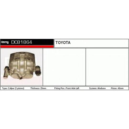 DC81864 - Brake Caliper 