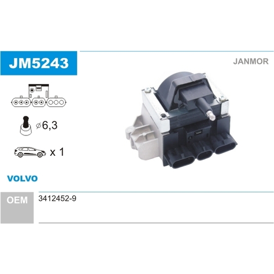 JM5243 - Ignition coil 