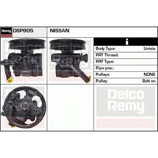 DSP905 - Hydraulic Pump, steering system 