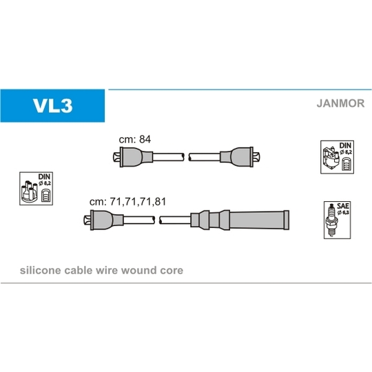 VL3 - Ignition Cable Kit 