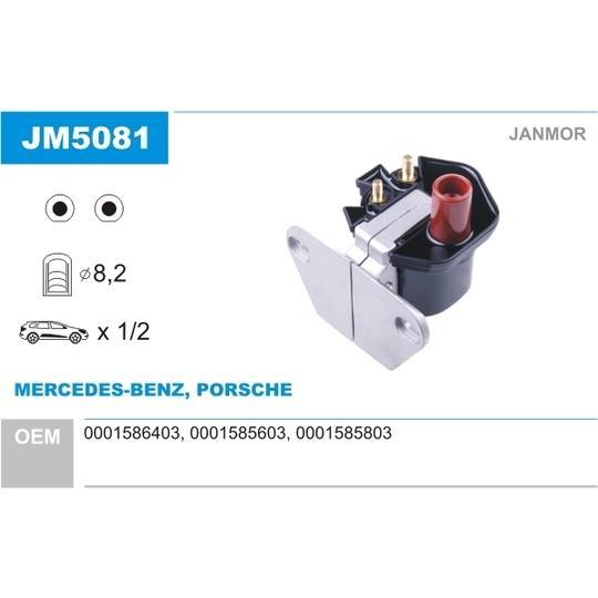 JM5081 - Ignition coil 