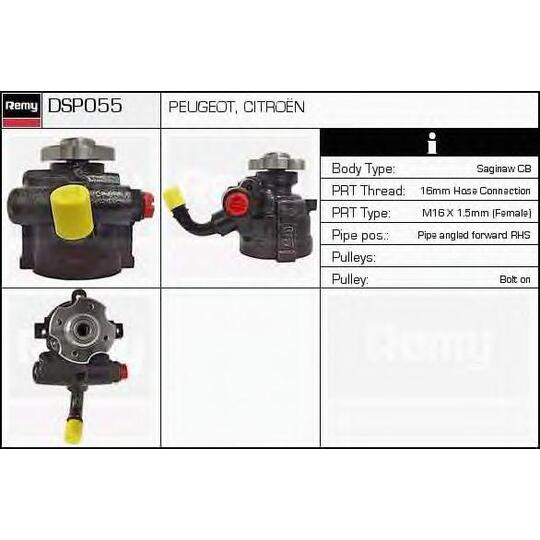 DSP055 - Hydraulic Pump, steering system 