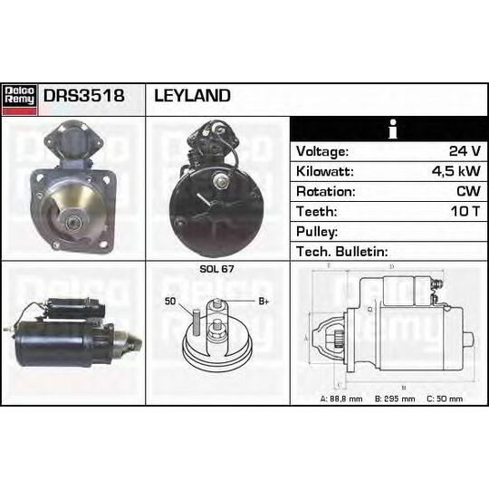 DRS3518 - Starter 