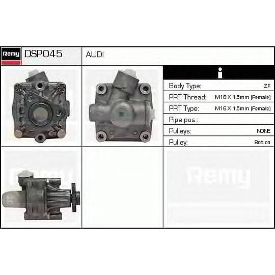 DSP045 - Hydrauliikkapumppu, ohjaus 