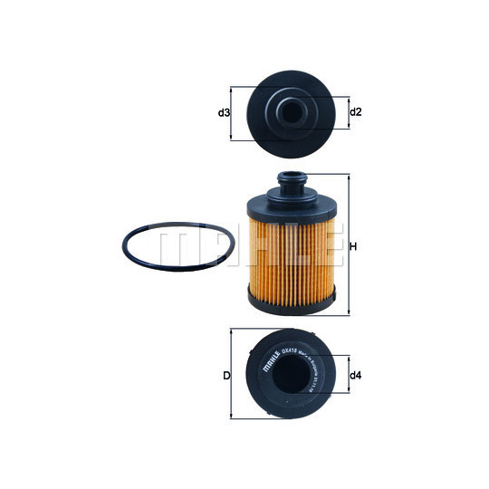 OX 418D - Oil filter 