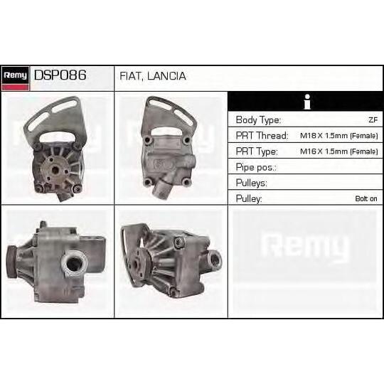 DSP086 - Hydraulic Pump, steering system 