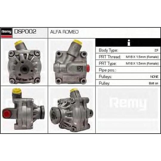 DSP002 - Hydraulic Pump, steering system 