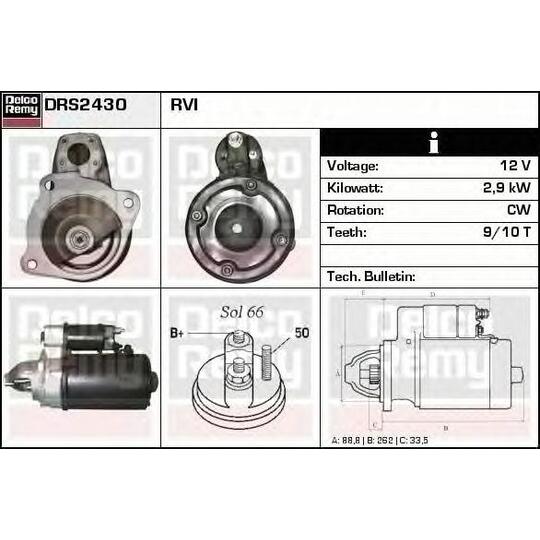 DRS2430 - Starter 