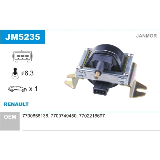 JM5235 - Ignition coil 