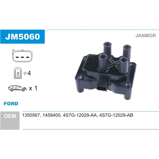 JM5060 - Ignition coil 