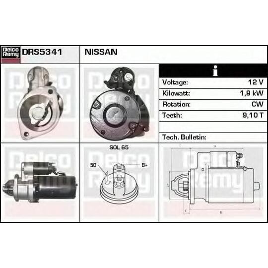 DRS5341 - Startmotor 