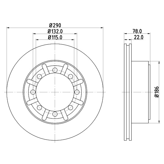 MDC2379 - Brake Disc 