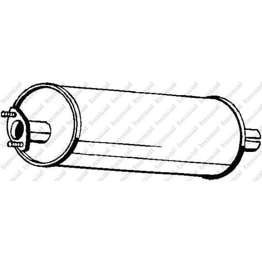 110-121 - Keskiäänenvaimentaja 