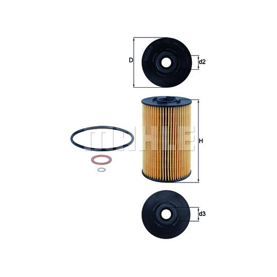 OX 150D - Oil filter 