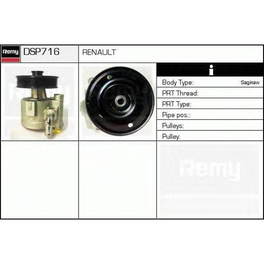 DSP716 - Hydraulic Pump, steering system 