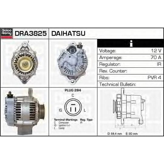 DRA3825 - Alternator 
