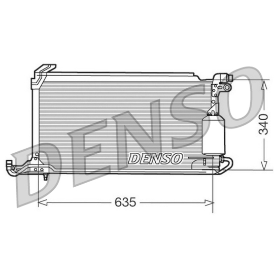 DCN32010 - Condenser, air conditioning 