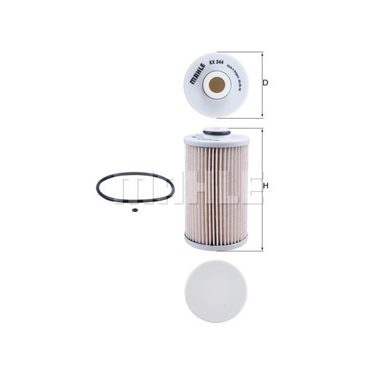 KX 344D - Fuel filter 