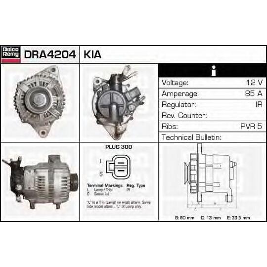 DRA4204 - Generaator 