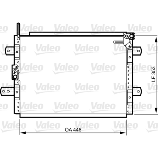 814244 - Condenser, air conditioning 