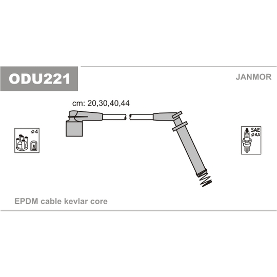 ODU221 - Süütesüsteemikomplekt 