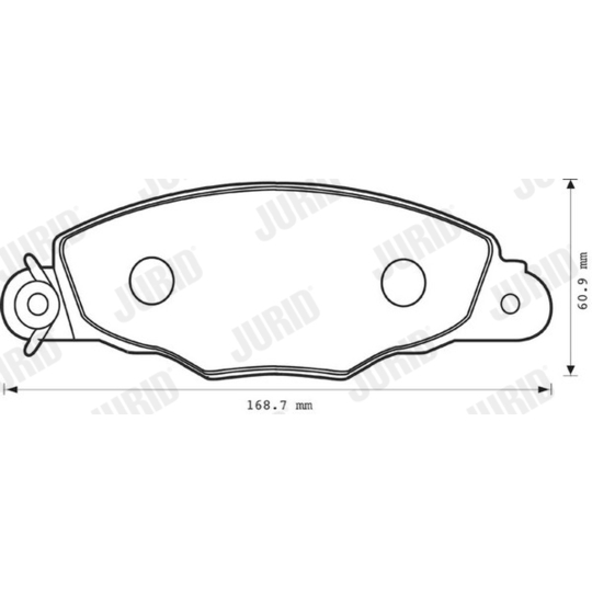 573057J - Brake Pad Set, disc brake 