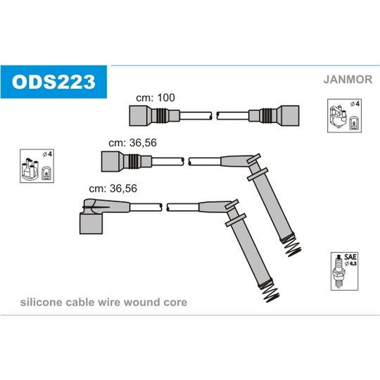 ODS223 - Ignition Cable Kit 