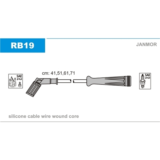 RB19 - Ignition Cable Kit 