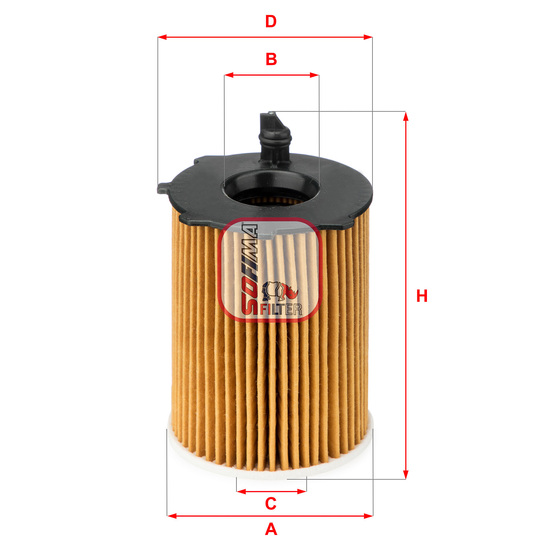 S 5037 PE - Oil filter 
