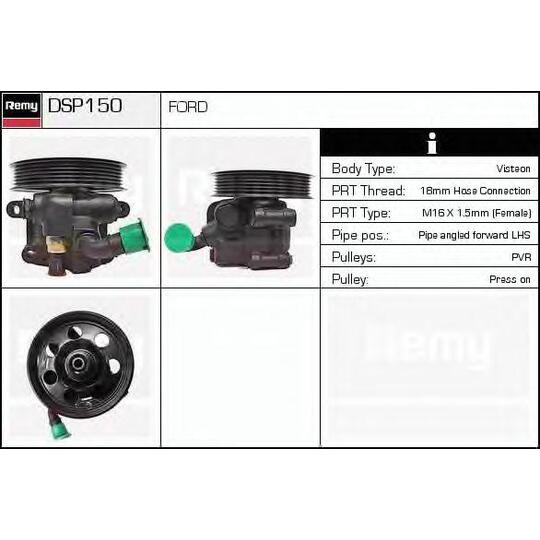 DSP150 - Hydraulic Pump, steering system 