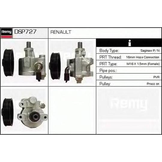 DSP727 - Hydraulic Pump, steering system 