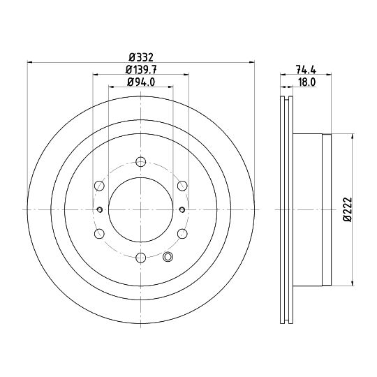 MDC2038 - Brake Disc 