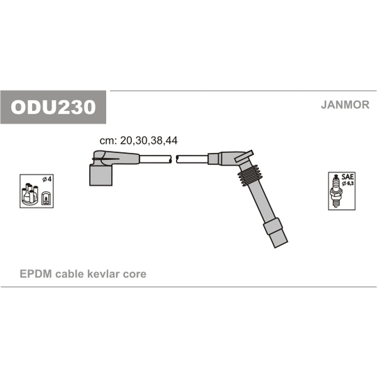 ODU230 - Süütesüsteemikomplekt 