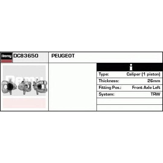 DC83650 - Brake Caliper 