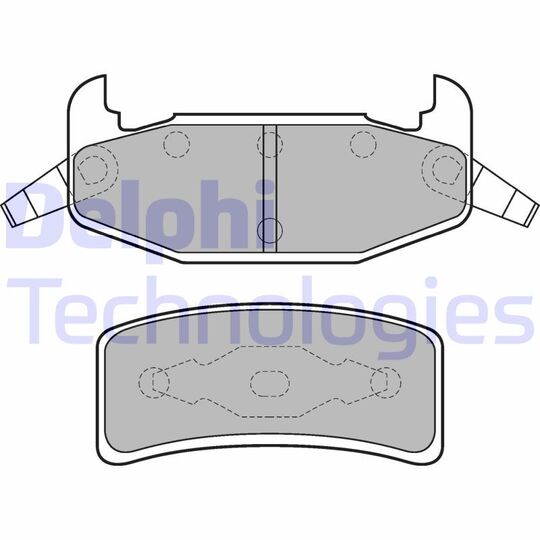 LP896 - Brake Pad Set, disc brake 