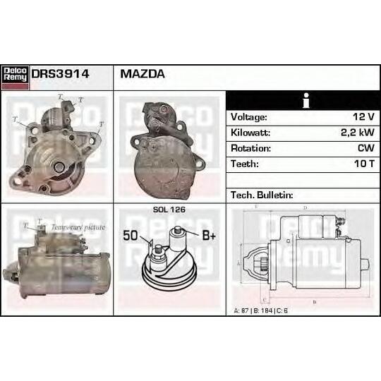 DRS3914 - Käynnistinmoottori 