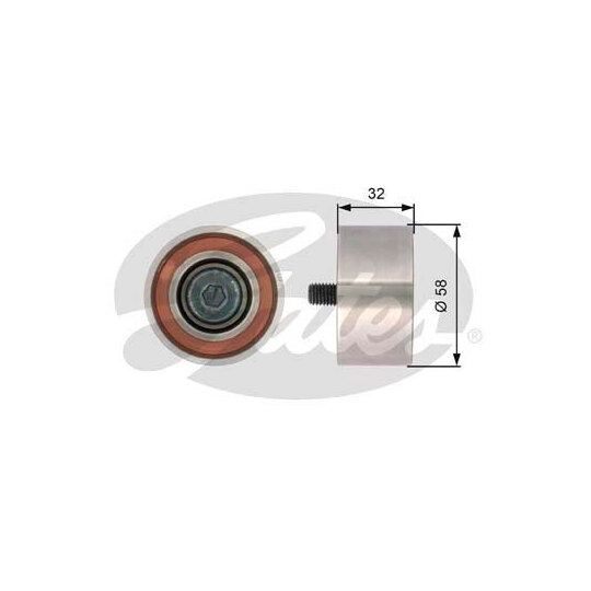 T42141 - Deflection/Guide Pulley, timing belt 
