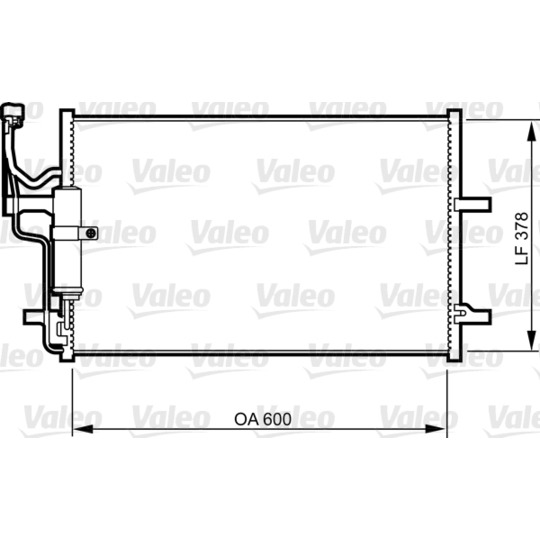 814265 - Condenser, air conditioning 