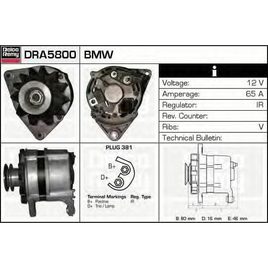 DRA5800 - Laturi 