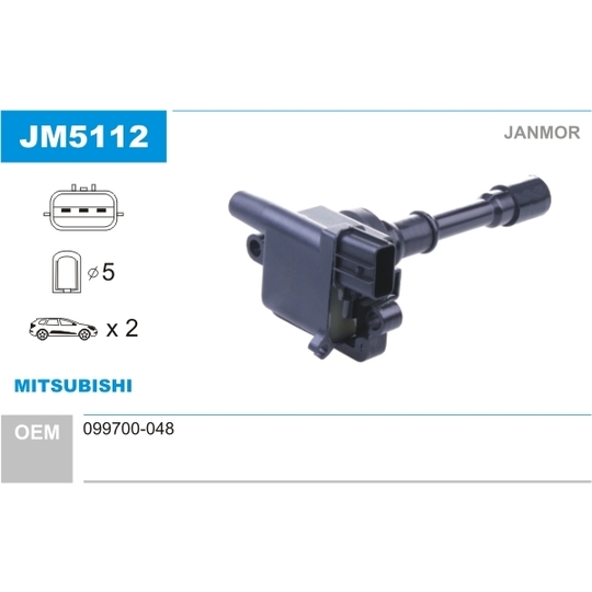 JM5112 - Ignition coil 