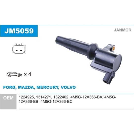 JM5059 - Ignition coil 